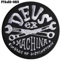 ราคา อาร์มปักลาย DEUS EX MACHINA ประแจไขว้ ปักดำขาวพื้นดำ ขนาด 7*7cm รุ่น P7Aa52-0615 พร้อมส่ง!!! (3590620490)