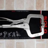 ราคา SOLO คีมล็อคตัวซี 11" NO.11F-11" มีแป้น(ปากขยับ) (2686152271)