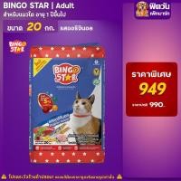 ราคา BINGO STAR-Original Flavour (Adult) อาหารแมวโตอายุ1ปีขึ้นไป รสออริจินอล 20 KG. (19812395820)