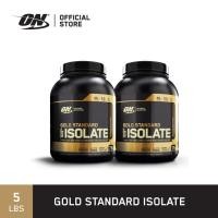 ราคา [ส่งฟรี!!] Optimum Nutrition Gold Standard Isolate Whey Protein 5.2 Lb 2 กระปุก รส Chocolate ( Isolate Choc x2 Units ) (7378009737)