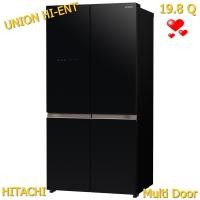 ราคา [7.7 ใส่โค้ด JKP6NPUA รับ 1,000 coins]ตู้เย็น 4 ประตู HITACHI รุ่น R-WB640VF(สีเทา,ดำ) (7436704413)