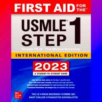 ราคา [หนังสือใหม่✅ปี 2023] First Aid For The USMLE STEP 1 2022 2 International Edition Case Cases Q&A meq osce ศรว. book (15384049279)