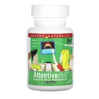 ราคา Source Naturals, Attentive Child 60 Tablets (2714092978)
