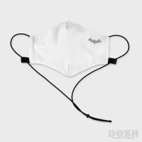 ราคา DOSH:FACE MASK หน้ากากผ้าผู้ใหญ่ คล้องคอ ลวดปรับโครงจมูก BATMAN สีขาว รุ่นFBMM5003-WH (5253611785)
