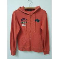 ราคา Big John เสื้อกันหนาวมีฮู้ดสีส้มอิฐ มือสอง (21050329857)