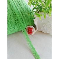 ราคา ลูกไม้คอตตอนถัก สีเขียว กว้าง 1.5 ซม. ราคา 1 หลา 15 บาท / ลูกไม้ ผ้าลูกไม้ ผ้าลูกไม้คอตตอน ริบบิ้นผ้า ลูกไม้วินเทจ (3632283485)