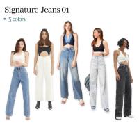 ราคา Merge Official - Signature Jeans01 5สี (พร้อมส่ง)(ยกเว้นบางไซส์ Blue Pre10วัน/Mist Pre15วัน/Midnight,Ivory Pre20วัน) (18022572431)