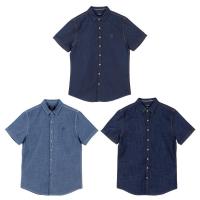 ราคา OASIS ติดโปรไซส์ S เสื้อเชิ้ตแฟชั่น ผู้ชาย แขนสั้น รุ่น MWSF6175 สีดำ,เทา,ยีนส์,กรมท่า (7534910363)