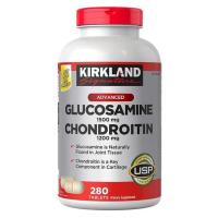 ราคา Exp: 2026 Kirkland Glucosamine HCI 1500mg Chondroitin 1200mg 280Tablets (4216680852)