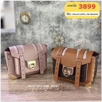 ราคา [ส่วนลด 55 บ. + โค้ด 10DDJULW3]{แท้%พร้อมส่ง+ส่งฟรี} กระเป๋าสะพาย M K Manhattan Signature Small Satchel (ลายMK) (15665915708)