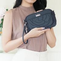 ราคา [ลดสูงสุด 140 ทักแชทรับโค้ด] Hadara กระเป๋าสตางค์ รุ่น Wallet No.14 มีสายครอสบอดี้แบบไฮบริด ฐานกว้าง ช่องจัดเก็บ 23 ช่อง (15382350885)
