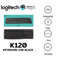 ราคา โค้ดลด300 "LSXY5MTT" LOGITECH K120 KEYBOARD คีย์บอร์ด USB BLACK รับประกันศูนย์ 1 ปี (2636236574)