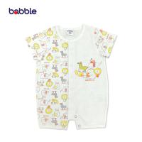ราคา [รับของแถม2ชิ้น] BABBLE จั้มสูทขาสั้น บอดี้สูทเด็ก อายุ 3 เดือน ถึง 2 ปี (6 ลายให้เลือก) (DRL006) (BDRL) (18129975408)