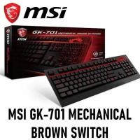 ราคา KEYBOARD (คีย์บอร์ดเกมมิ่ง) MSI GK-701 MECHANICAL BROWN SWITCH / RGB / EN-TH (1459917857)