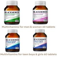 ราคา ล็อตใหม่ 60เม็ด Blackmores multivitamin for men women วิตามินรวมสำหรับผู้ชาย ผู้หญิง blackmore บำรุงร่างกาย (10974304438)
