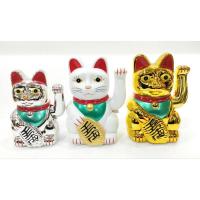 ราคา แมวกวัก แมวกวักนำโชค แมวกวักเรียกทรัพย์ แมวกวักญี่ปุ่น แมวกวักสีทอง แมวกวักสีเงิน แมวกวักสีขาว แบบใส่ถ่าน (11585585170)