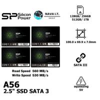 ราคา COINSคืน15%⚡SQGNWTYF⚡ SILICON POWER A56 128GB/ 256GB/ 512GB/ 1TB 2.5" SSD เอสเอสดี SATA 3 รับประกันศูนย์ไทย 3 ปี (22525047911)