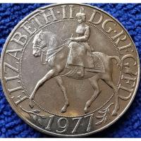 ราคา เหรียญ​อังกฤษ​ UK, 25 Pence, (วาระรัชดาภิเษก​Elizabeth II) #1336T, ใช้แล้ว (14078823758)