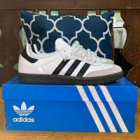 ราคา Adidas Samba OG Vegan Gum รองเท้าผ้าใบ สีขาว สีดํา | ดํา ขาว (19983272127)