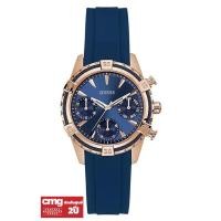 ราคา Guess นาฬิกาข้อมือผู้หญิง สายสายซิลิโคน รุ่น W0562L,W0562L3 - สีโรสโกลด์-สีน้ำเงินเข้ม (3305038189)