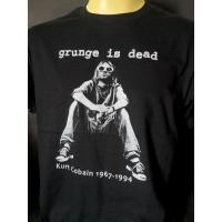 ราคา แขนสั้นcrew neckเสื้อวงนำเข้า Grunge Is Dead Kurt Cobain 1967-1994 Nirvana Jack Purcell Style Vintage T-Shirt GildanS-XX (20945970486)