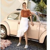 ราคา lookbooklookbook beck skirt size S (4656097080)