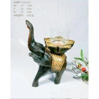 ราคา เชิงเทียนช้างไม้แกะสลัก (15028036702)