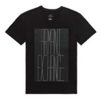 ราคา Armani Exchange เสื้อยืดสีดำ (2858144059)