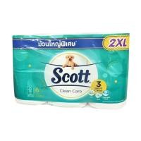 ราคา สก๊อตต์ คลีนแคร์ Scott Clean Care 2XL กระดาษชำระ หนา 3 ชั้น จำนวน 6 ม้วน กระดาษทิชชู่ ม้วนใหญ่ พิเศษ Bath Tissue (17501211498)