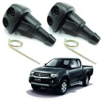 ราคา ปุ่มฉีดน้ำฝน หัวฉีดน้ำฝน mitsubishi Triton ไททัน 2005 - 2013 ปุ่มฉีดน้ำล้างกระจก หัวฉีดน้ำฝน 2 ปุ่ม (9667854334)