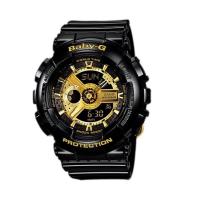 ราคา Casio baby-g นาฬิกา Baby-G (สีดำหน้าปัดทอง) รุ่น BA-110-1A ประกัน CMG 1 ปี (272060245)
