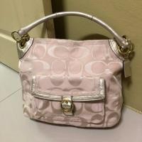 ราคา ของแท้ 100% กระเป๋า Coach สะพายไหล่มือสอง (6715579060)