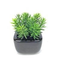 ราคา OrientalFineArt ต้นไม้ปลอมพร้อมกระถางเซรามิค กระถางต้นไม้ประดิษฐ์สำหรับวางประดับตกแต่ง (3440897023)