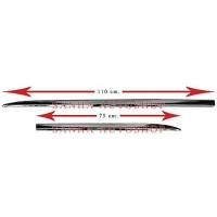 ราคา คิ้วกันกระแทกข้างประตูโครเมียม Isuzu D-Max ปี 2007,2008,2009,2010,2011 รุ่น 4 ประตู (11215076229)