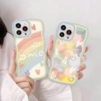 ราคา BLD| เคส สำหรับ Xiaomi Poco F4 X3 X4 X5 M3 M4 Pro NFC M5S Redmi A1 A2 S2 4X 5 Plus 6 5A 6A 7 8 8A Pro 9T 9A 9C 10C 10A 12 12C Soft Rainbow Smile Face Love Wave Edge Phone Case (17995768148)
