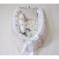 ราคา ที่นอนเด็ก Babynest พร้อมหมอนและหมอนข้าง ใยขนห่านเทียม (4046978655)