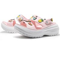 ราคา BAOJI รองเท้าแตะบาโอจิ ไซต์ 39 สีชมพู แบบสวม รุ่นใหม่ พื้นหนาส้นสูง 2 นิ้ว (18688957653)