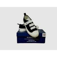 ราคา KANGOL Sneakers รองเท้าผ้าใบ รุ่น Velco แบบแปะ สีดำ 69522003 *มือสอง เบอร์37 (12014972397)