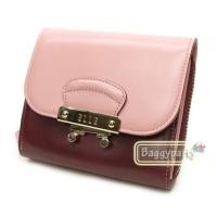 ราคา ELLE แท้!!! กระเป๋าสตางค์ใบสั้น หนังเงา (1312442399)