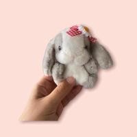 ราคา กระต่ายอมูสสีเทามีดอกไม้ (21121569340)