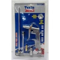 ราคา ปืนฉีดลม Texas Bull ชุดปืนลม ปืนเป่าลม หัวฉีดลม หัวเป่าลม TX-31343 ปืนลม 5 ชิ้น (18206110143)