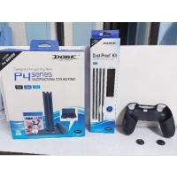 ราคา ขาตั้งเครื่อง ps4 pro + ชาร์ตจอยยี่ห้อ Dobe (stand ps4 pro)มือสองสภาพดี แถมอุปกรณ์กันฝุ่นกันรอย (20034456070)