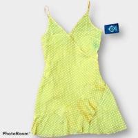 ราคา เดรส เหลืองลายจุด งานป้ายมือหนึ่ง (8933868159)