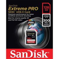 ราคา SanDisk Extreme PRO SD Card UHS-ii 128 GB Speed R 300MB/s V90 (SDSDXDK_128G_GN4IN) 8K แซนดิส กล้อง ถ่ายรูป กล้องDSLR (4889584314)