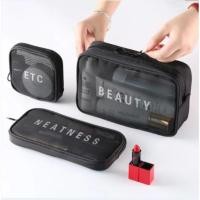 ราคา AB001 กระเป๋าเครื่องสำอางแบบตาข่าย สำหรับใส่เครื่องสำอาง กระเป๋าจัดระบียบ (23476358302)
