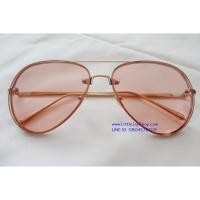 ราคา GAMT Vintage Oversized Aviator Sunglasses Colored Clear Lens - Gold-Pink ของแท้ พร้อมส่ง (1367417114)