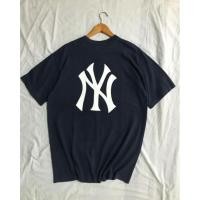 ราคา เสื้อยืด MAJESTIC MLB NY VINTAGE SECOND Hand (22846862335)