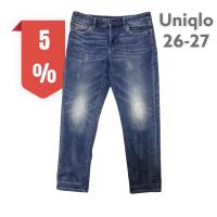 ราคา กางเกงยีนส์แฟชั่นแบรนด์Uniqlo (3197451150)
