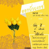 ราคา ดอกบัวตูม บัวบงกชประดิษฐ์ ทำจากผ้า แพค 1 โหล (12 ดอก) (17113058233)