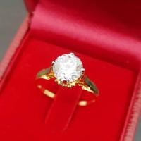 ราคา แหวนเพชรcz2กะรัต ทอง9เคแท้ (6604175863)